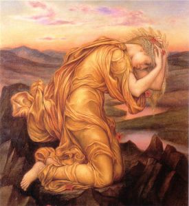 Demeter mourning Persepone by Evelyn de Morgan, 1906